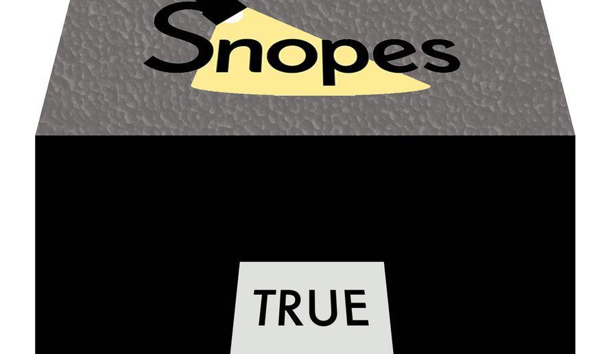 Snopes.com Logo - The unreliable 'facts' of a fact-checking site - Washington Times