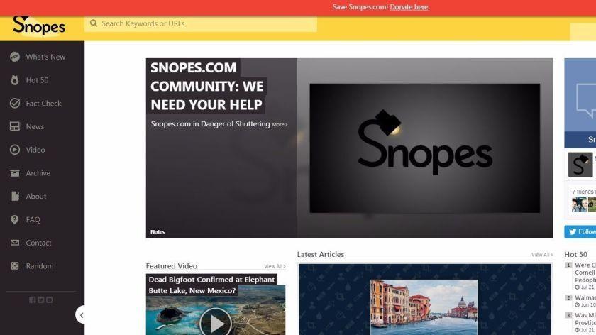 Snopes.com Logo - Snopes.com prevails in tentative court ruling over finances ...