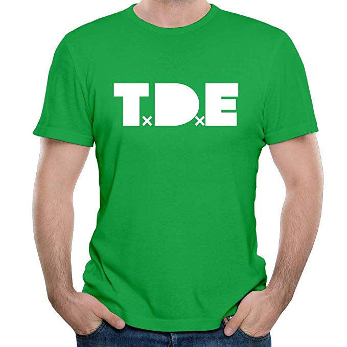 TDE Logo - Men's TDE Logo Dreamville Records Short Sleeves T-Shirt KellyGreen ...