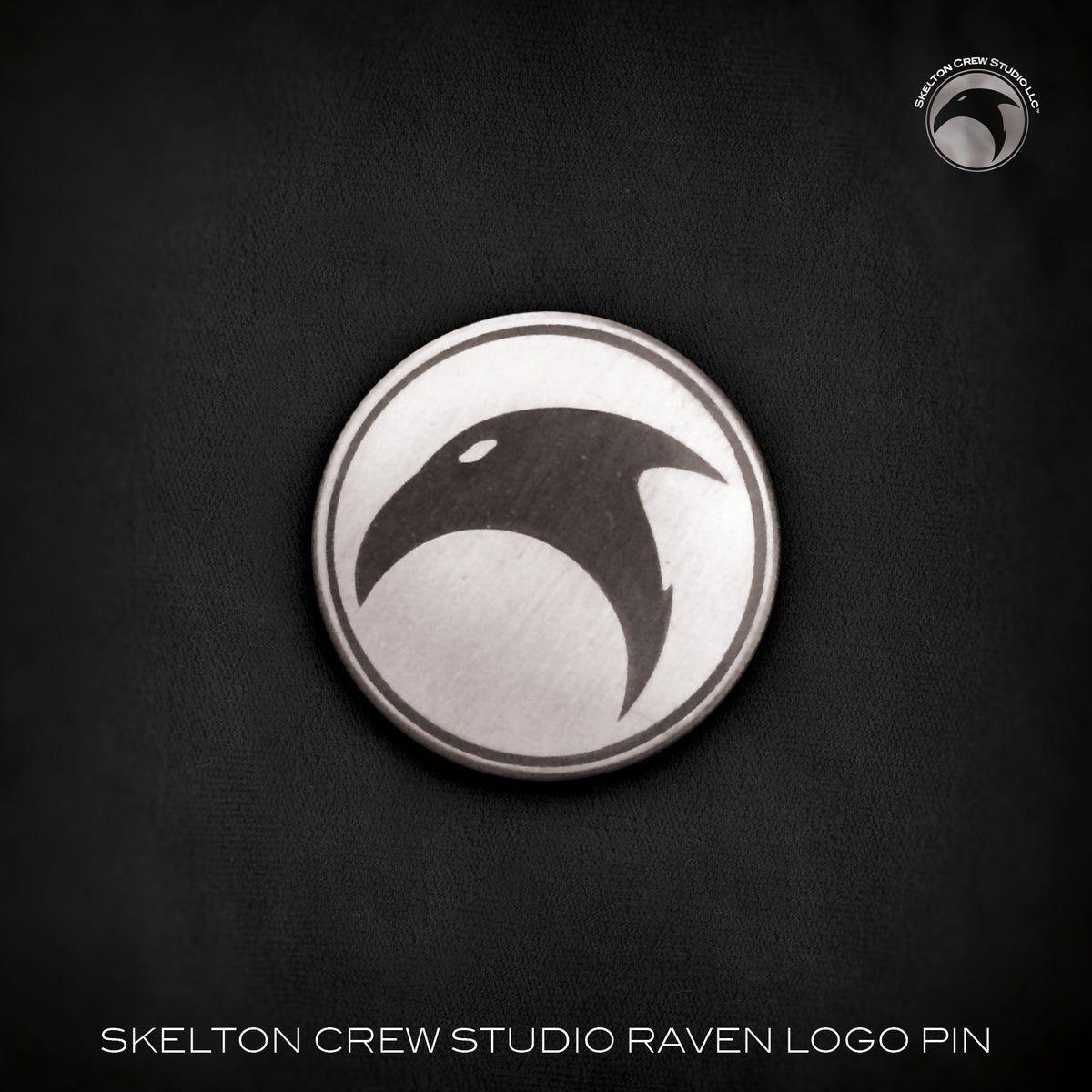 Raven Logo - The Skelton Crew Collection: Antique Raven's Head logo pin!