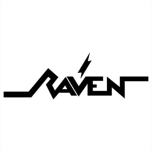 Raven Logo - Raven Band Logo Decal Sticker - RAVEN-BAND-LOGO-DECAL