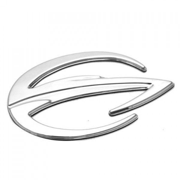 Crownline Logo - Crownline Boat Raised Logo Decal 22075 1 4 X 2 3 4 Inch Silver