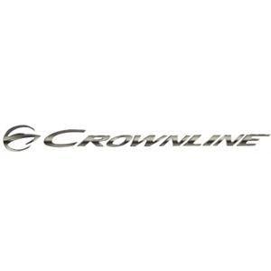 Crownline Logo - Details about Crownline Boat Raised Emblem Decal 44512 | 28 3/8 x 2 3/4  Inch Gray