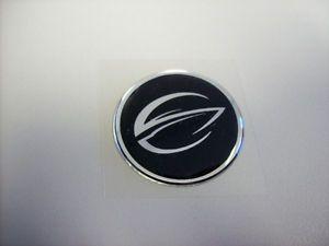 Crownline Logo - Details About NEW OEM 1 1 2 DOMED CROWNLINE SILVER STEERING WHEEL CENTER LOGO EMBLEM 22060