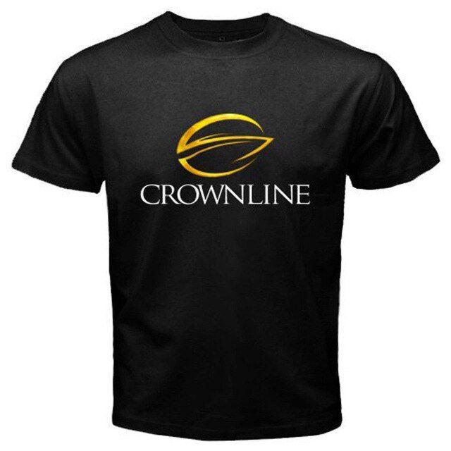 Crownline Logo - US $12.99 |Crownline Boats Logo Symbol Men's Black T Shirt S M L XL free  shipping New okede-in T-Shirts from Men's Clothing on Aliexpress.com | ...