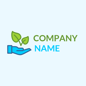 Blue and Green Leaf Logo - Free Environment & Green Logo Designs | DesignEvo Logo Maker