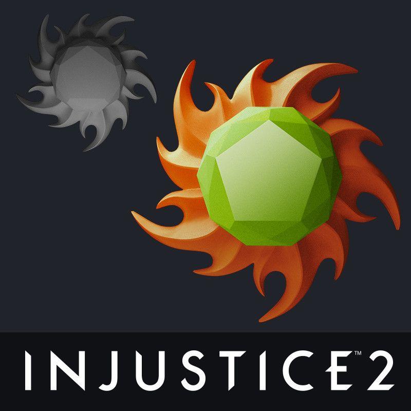 Starfire Logo - ArtStation - Injustice 2 DLC Character Logos , Xitlaly Rojo
