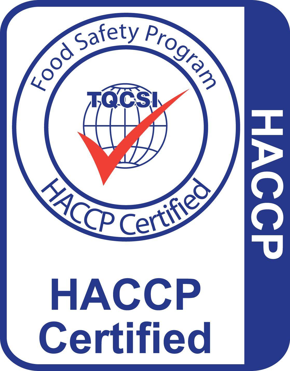 HACCP Logo - HACCP – Food Safety Program | TQCSI