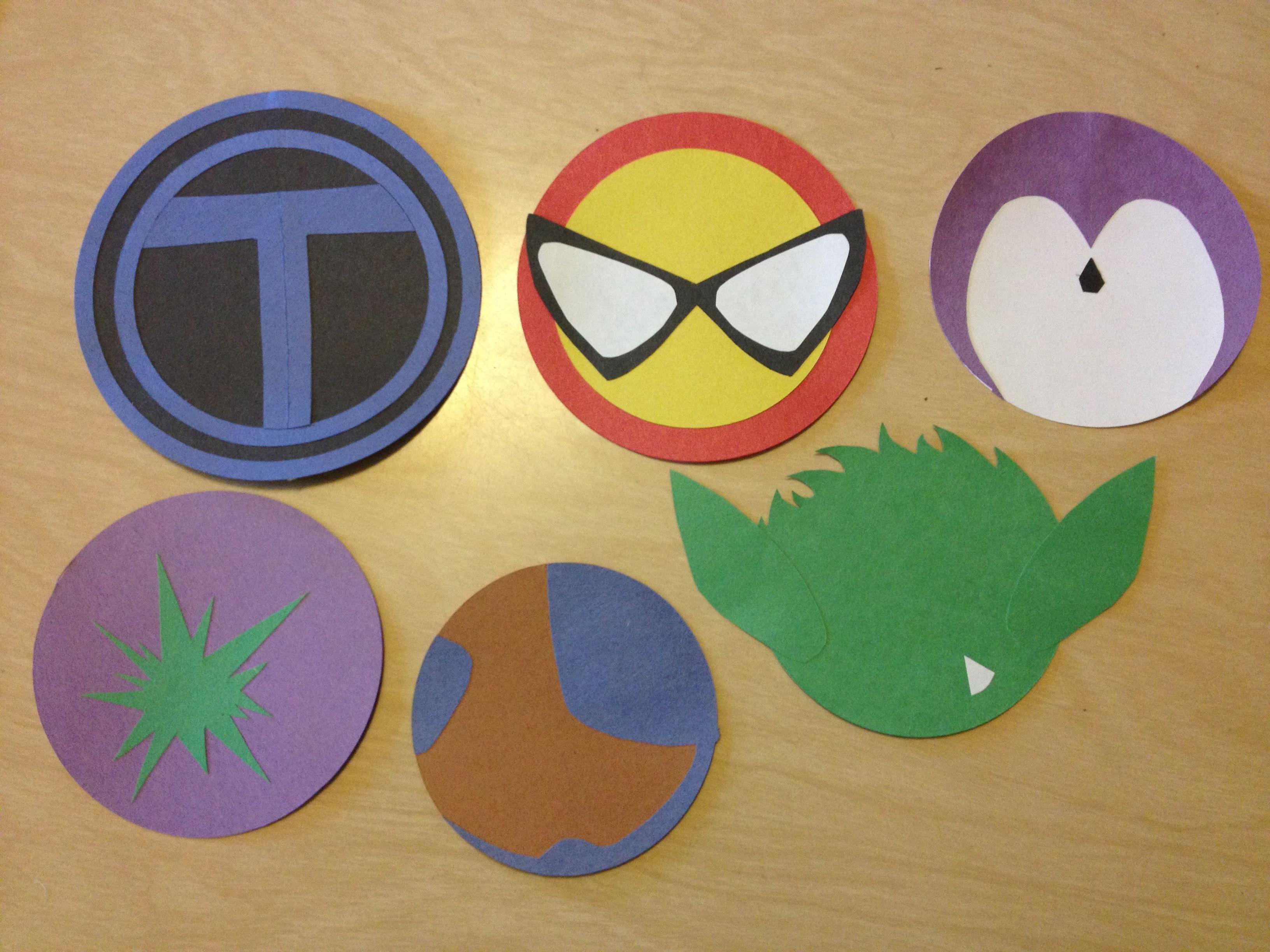Starfire Logo - Teen Titans Superhero Door Tags, with Logo for apartment door, and ...