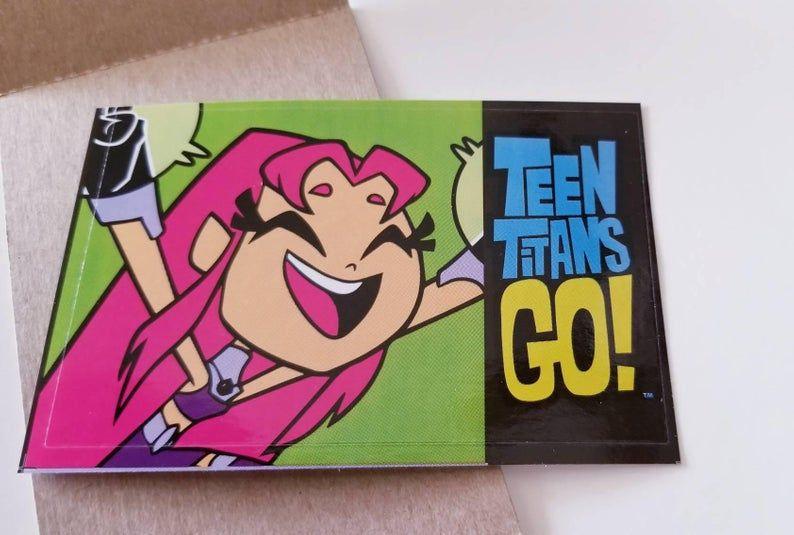 Starfire Logo - Teen Titans Go! Starfire Sticker Cartoon Network Logo vending machine alien