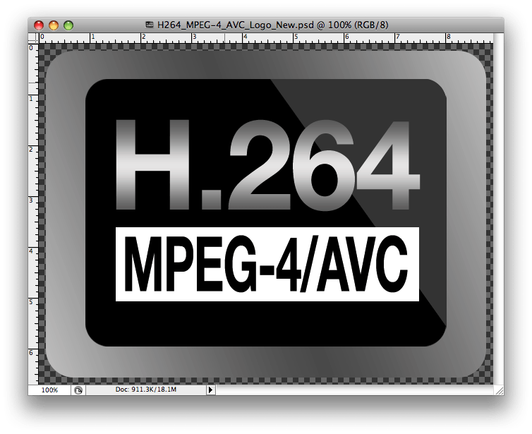H.264 Logo - H.264 MPEG 4 AVC LOGO .psd
