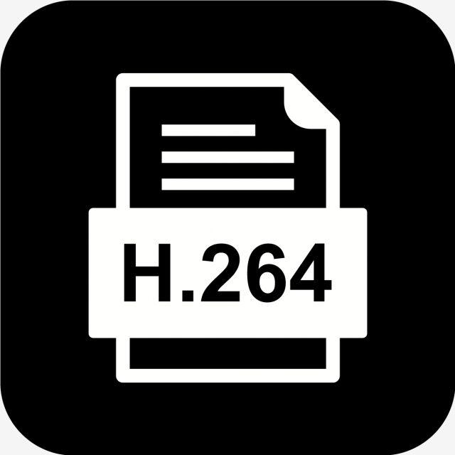 H.264 Logo - H.264 File Document Icon, H, 264, Document PNG and Vector with ...