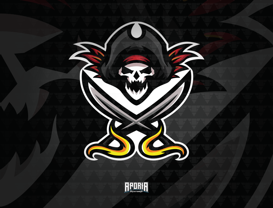 Pirate Logo - Custom Pirate Mascot Logo