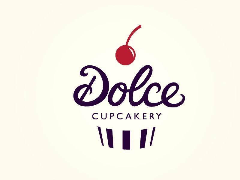 Dolce Logo - Dolce Cupcakery Logo by MacKenzi Martin on Dribbble