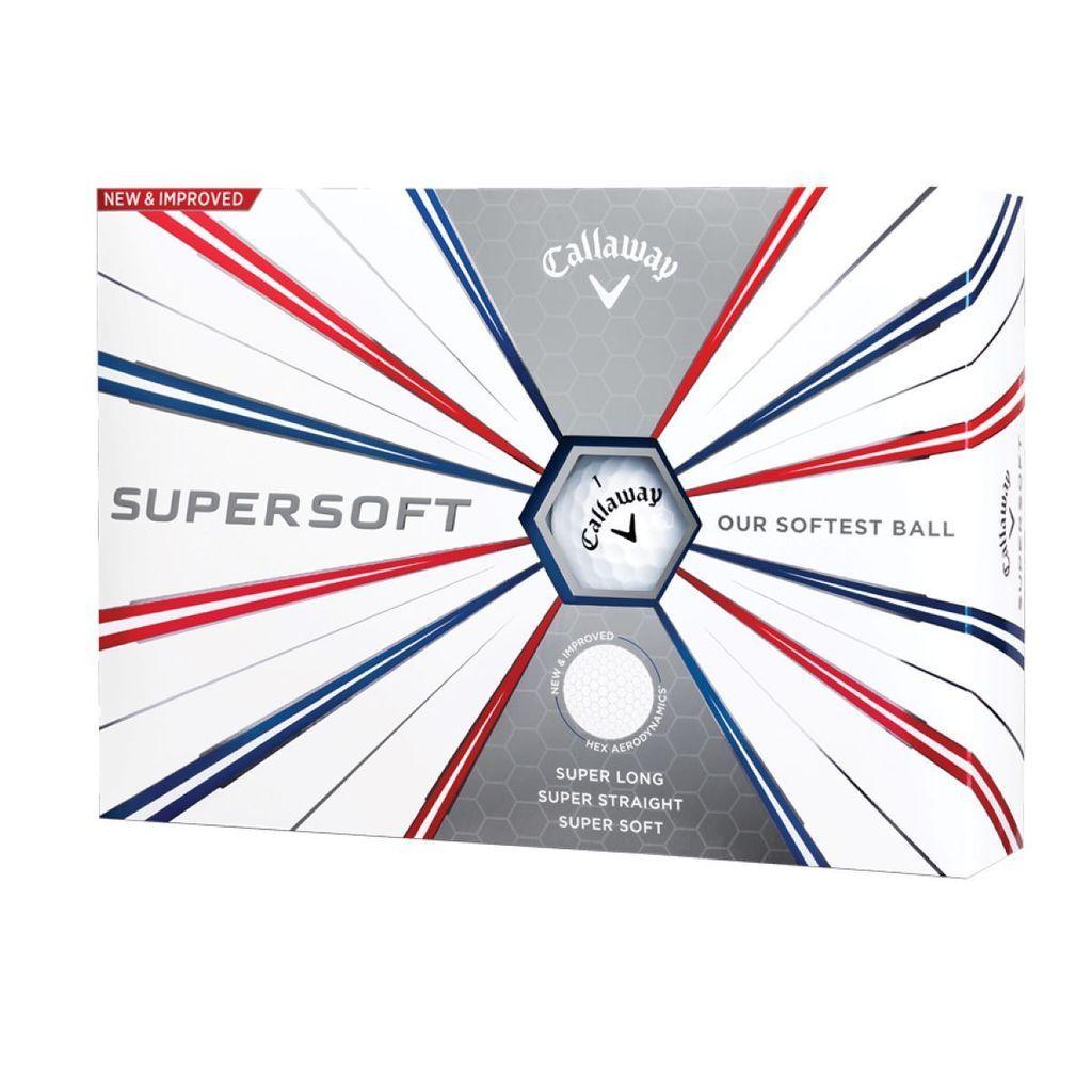 Laway Logo - Callaway Supersoft White Golf Balls with Custom Logo