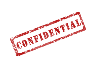 Confidential Logo - Fed Seeks to Bar Two Bankers for Life for Stealing Confidential