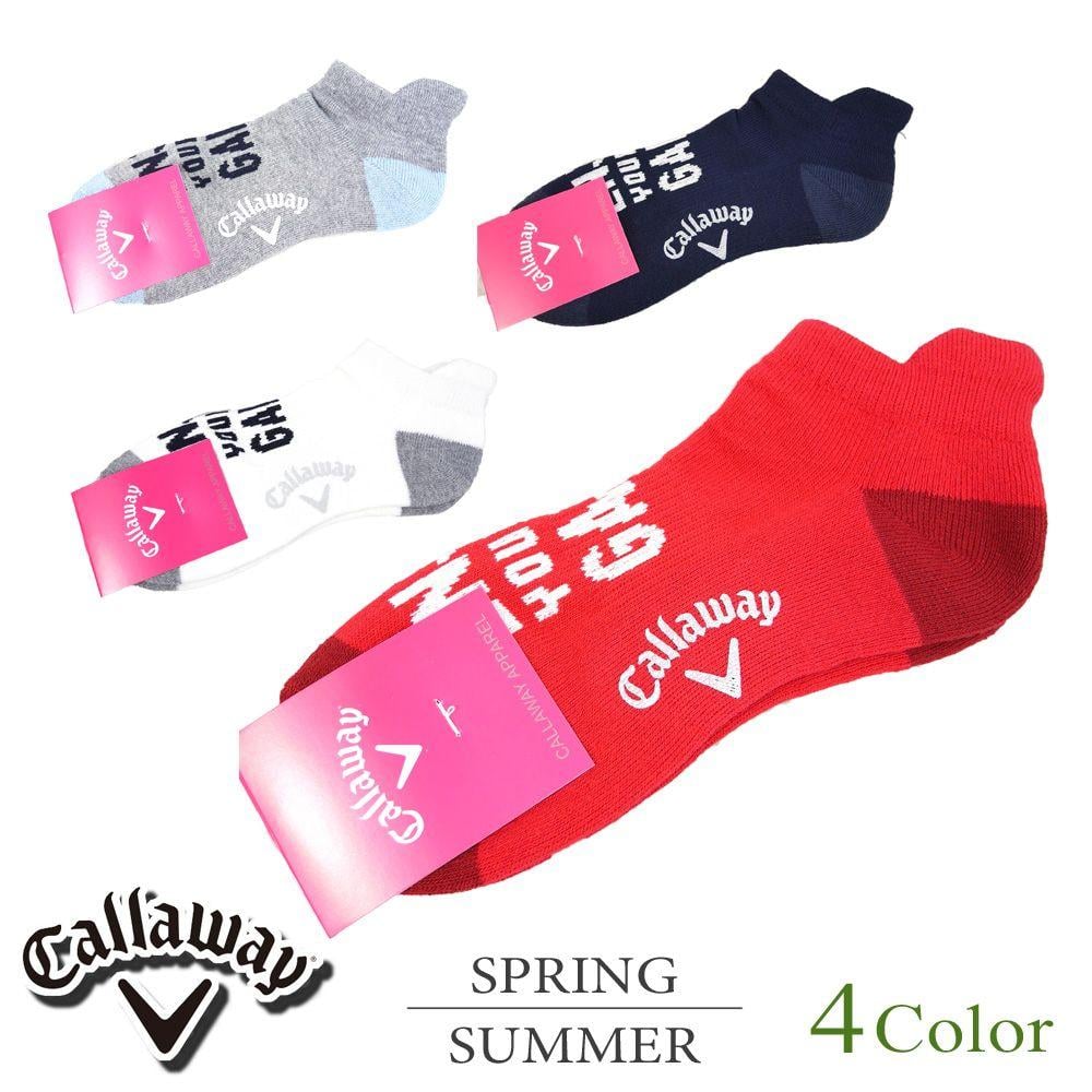 Laway Logo - ▼Ankle Socks [the Logo That Is POP] Calloway Golf Callaway Celebrity Professional Wearing Brand Golf Socks Lady's 241 801