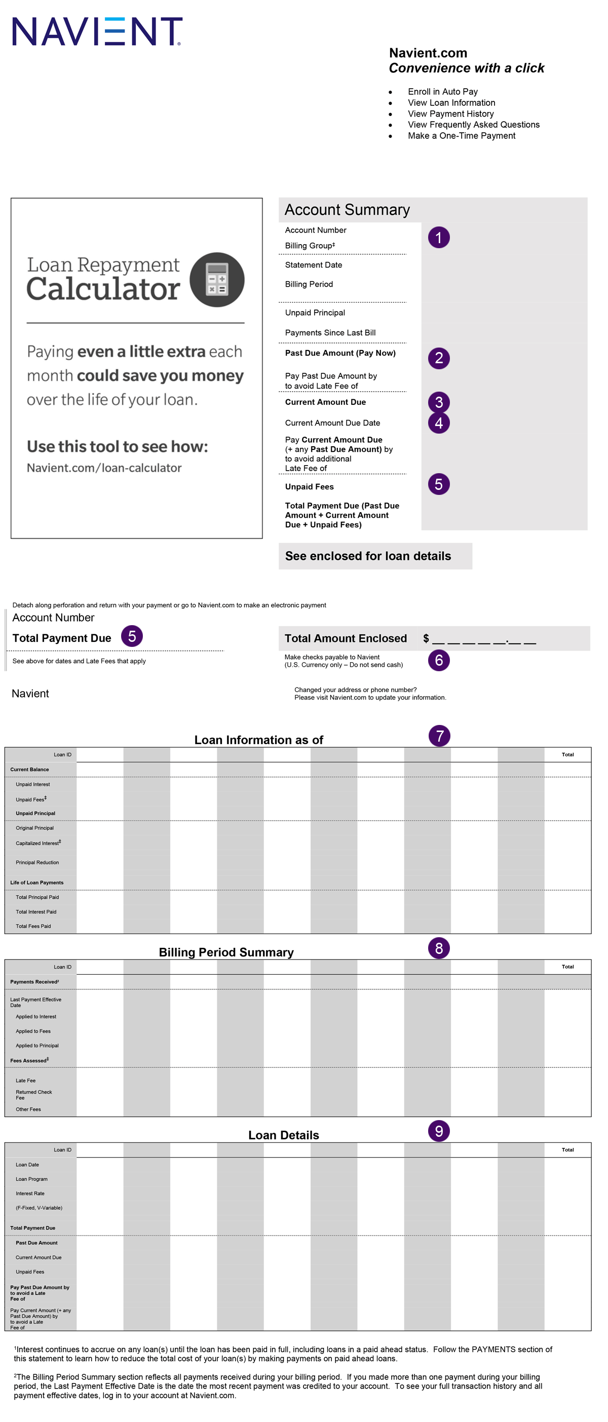 Navient Logo - How to read your statement