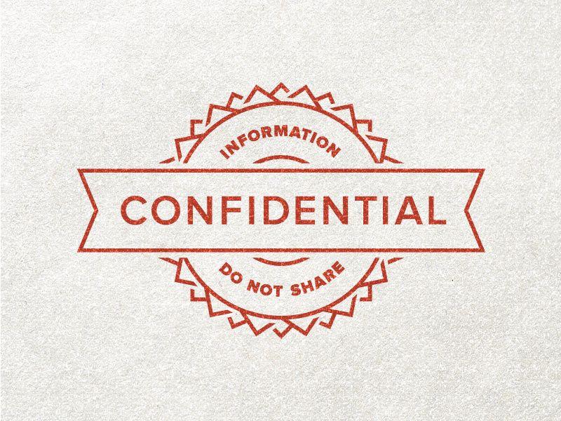 Confidential Logo - Confidential Stamp by Brian Jackson Design | Dribbble | Dribbble