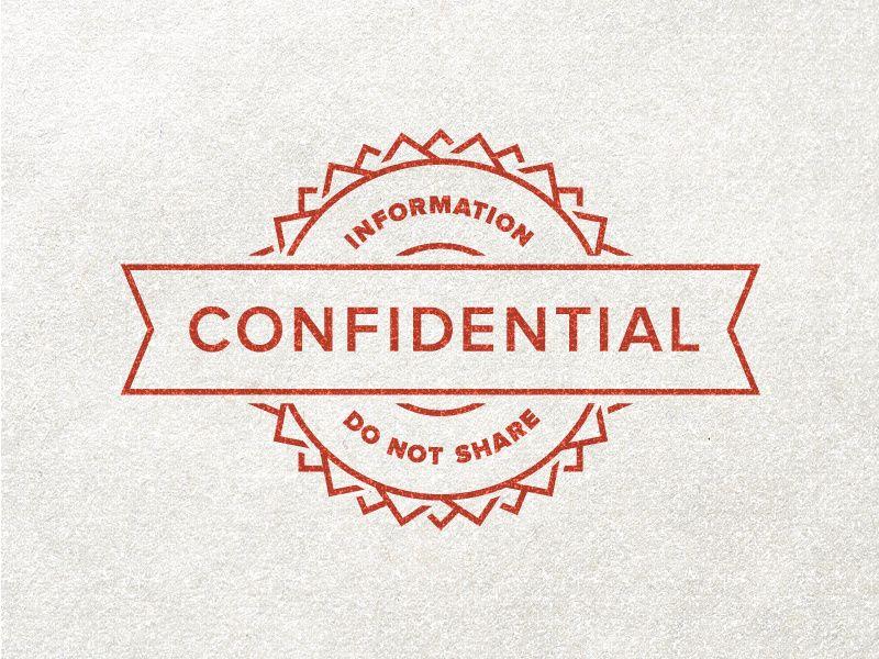 Confidential Logo - Confidential Stamp by Brian Jackson Design