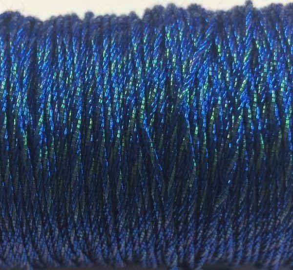 Blue and Green Twist Logo - 3ply Twist in Blue/Green from Golden Hinde Goldwork Embroidery