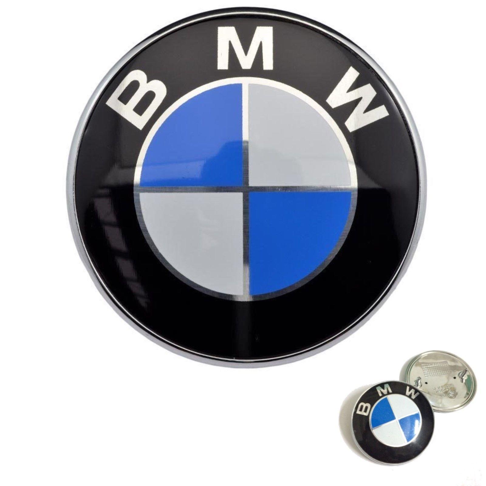 Hood Logo - Awesome BMW EMBLEM HOOD BADGE CHROME FRONT LOGO 82MM 2 PINS FITS 320i 528i X5 X6 Z3 2017 2018