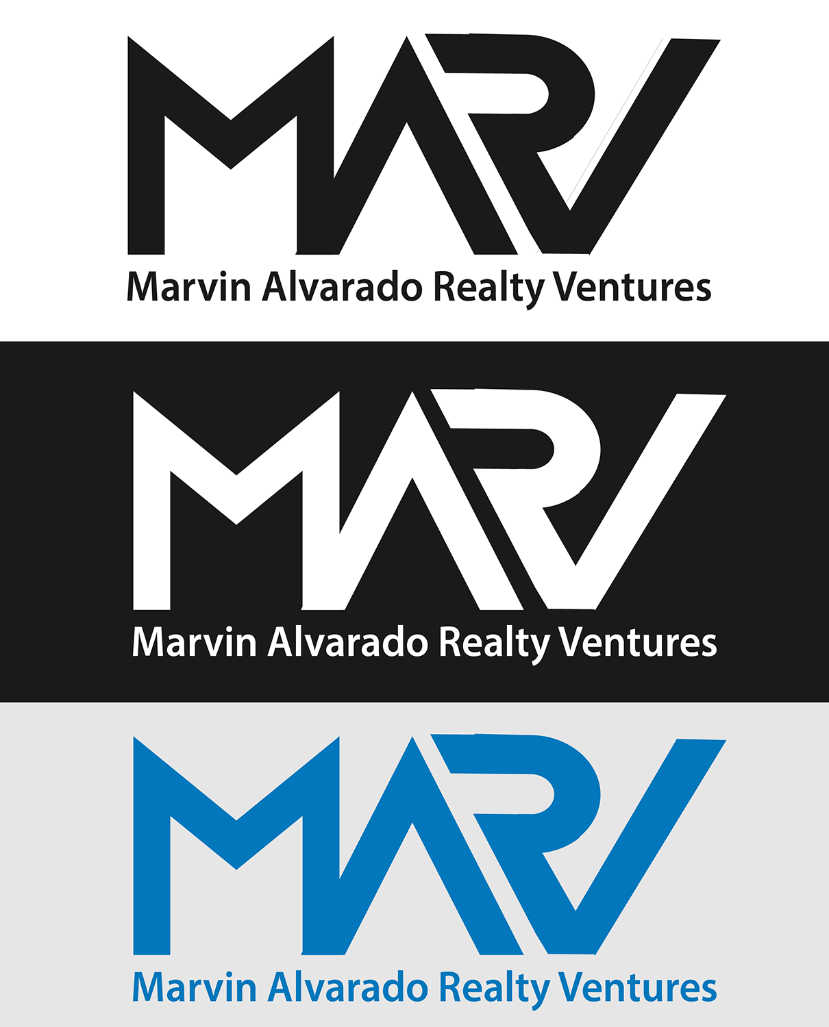 Marvin Logo - Elegant, Playful Logo Design for MARV Marvin Alvarado Realty ...