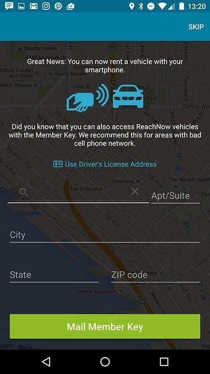 Reachnow Logo - Review: ReachNow Luxury Car Sharing Service - Intrepid Freelancer