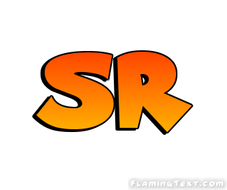 Sr Logo - Sr Logo. Free Name Design Tool from Flaming Text