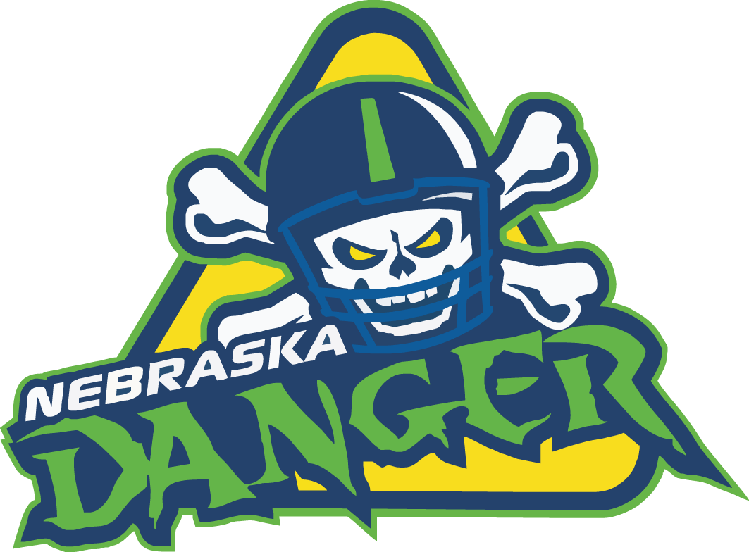 Danger Logo - Nebraska Danger Primary Logo Football League (IFL)