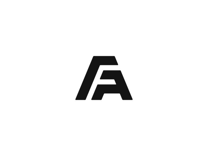 FA Logo - FA | Popular Dribbble Shots | Architect logo, Logos, Jdm logo