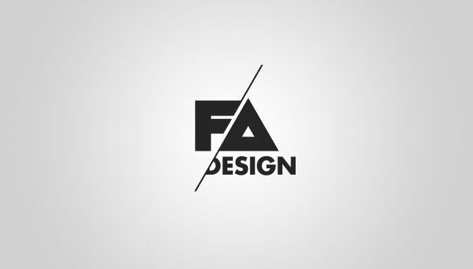 FA Logo - FA Design logo | logos and identity | Logo design samples, Visual ...