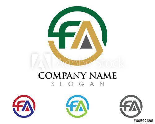 FA Logo - AF, FA Logo 3 this stock vector and explore similar vectors at