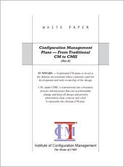 Cmii Logo - Configuration Management Plans - From Traditional CM to CMII ...