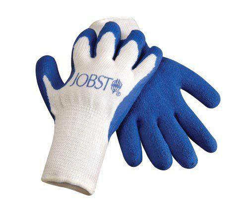 Jobst Logo - BSN Medical/Jobst 131202 Donning Glove, Latex with Jobst Logo, Blue, Small,  Pair