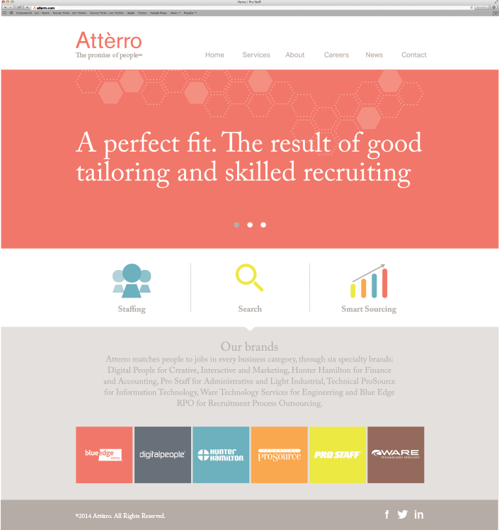 Atterro Logo - Dee Design Co.