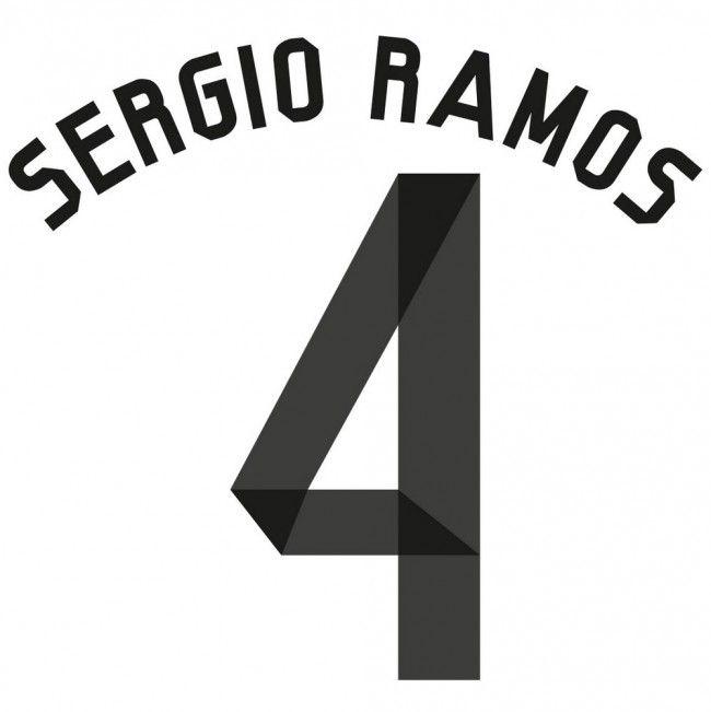 Ramos Logo - Sergio Ramos 4 - Boys 14-15 Real Madrid Home