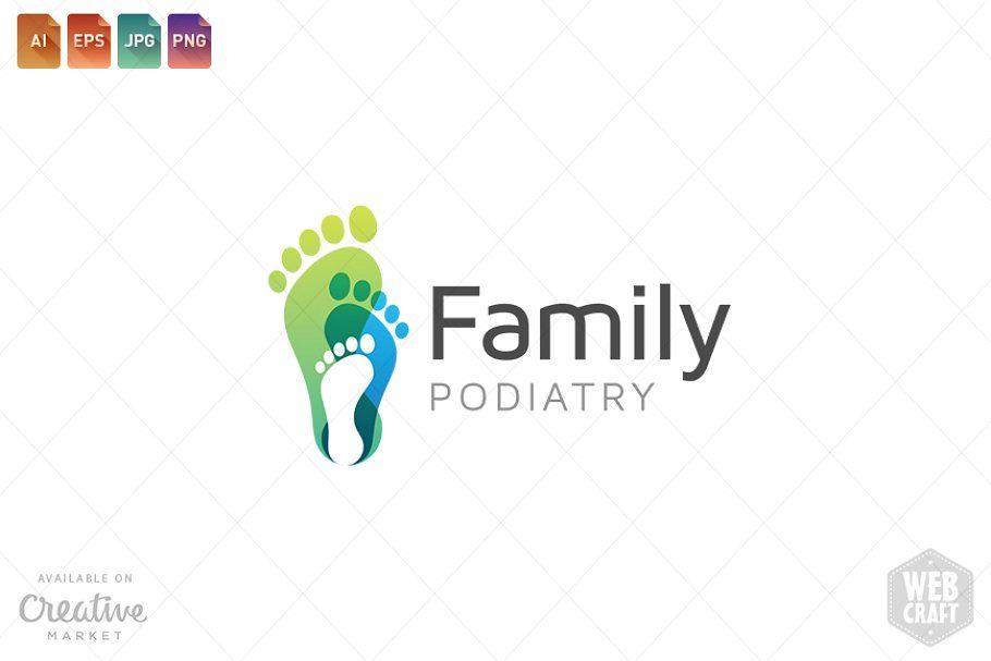 Podiatry Logo - Podiatry Logo Template 24 ~ Logo Templates ~ Creative Market