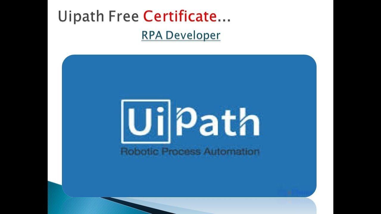 UiPath Logo - #UiPath-Step by Step-How to Register and get free certification for RPA  developer.