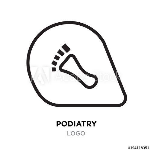 Podiatry Logo - podiatry logo, foot or Footsteps vector illustration isolated