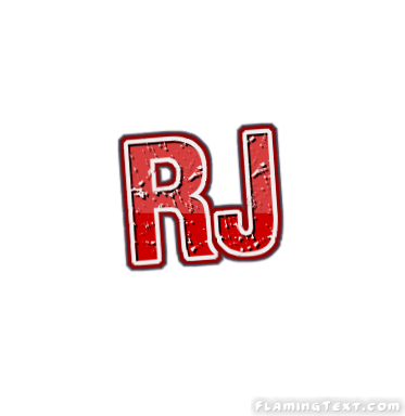 RJ Logo - Rj Logo | Free Name Design Tool from Flaming Text