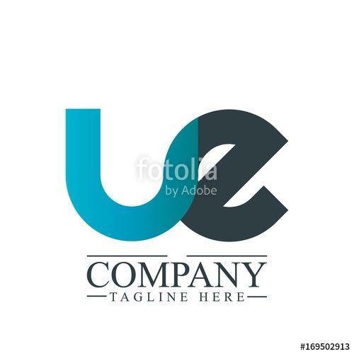 UE Logo - Initial Letter UE Linked Design Logo Stock Image And Royalty Free
