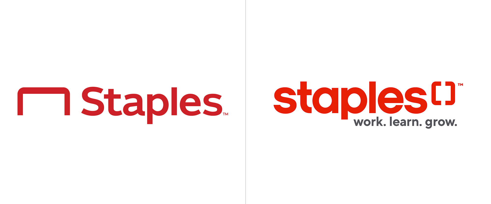 Stapes Logo - Brand New: New Logo and Identity for Staples