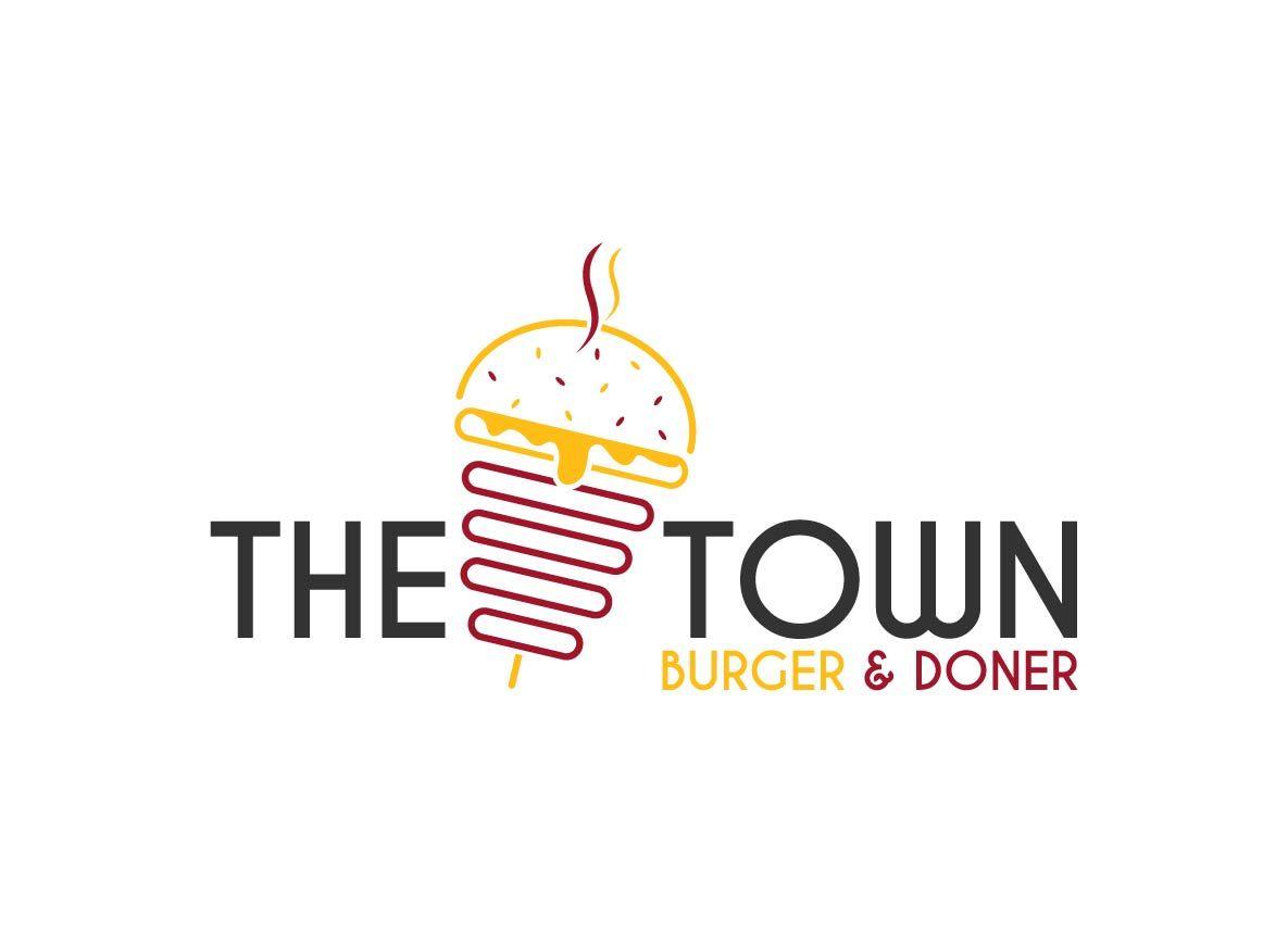 Doner Logo - The Town Burger and doner, the ToWn shuld be in the tilte and down