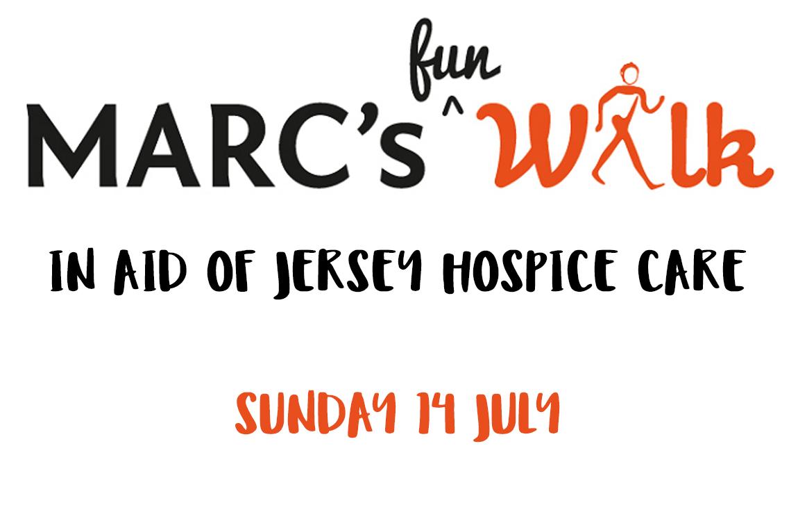 Marc's Logo - Jersey Hospice Care | Marc's Fun Walk logo for web - Jersey Hospice Care