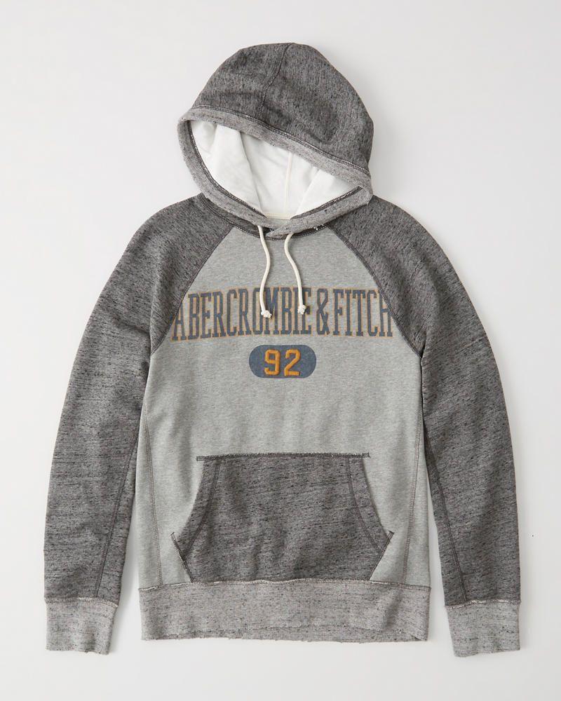 Deconstructed Logo - Mens Deconstructed Logo Hoodie | Mens Clearance | Abercrombie.com