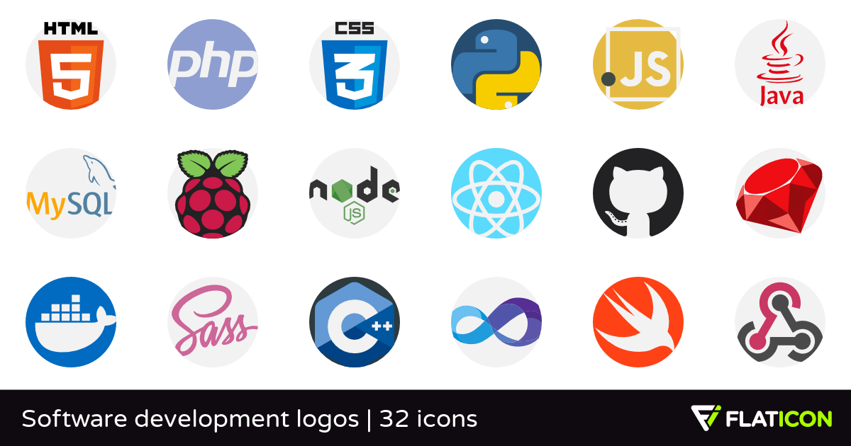 Development Logo - Software development logos 32 free icons (SVG, EPS, PSD, PNG files)