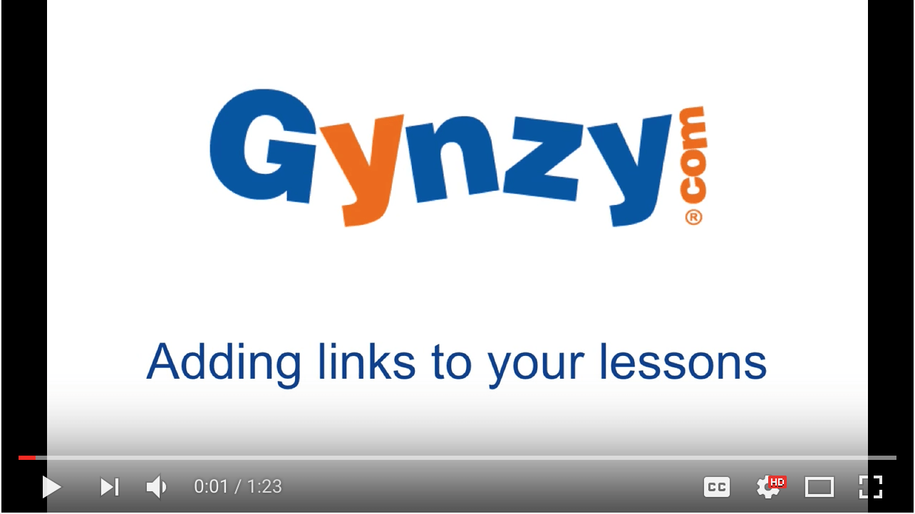 Gynzy Logo - How can I add a link to a lesson? – Gynzy US