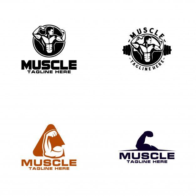 Muscle Logo - Muscle logo design Vector | Premium Download