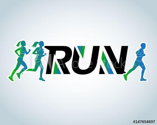 Marthon Logo - Run club, marathon logo template. Sport logotype template, sports